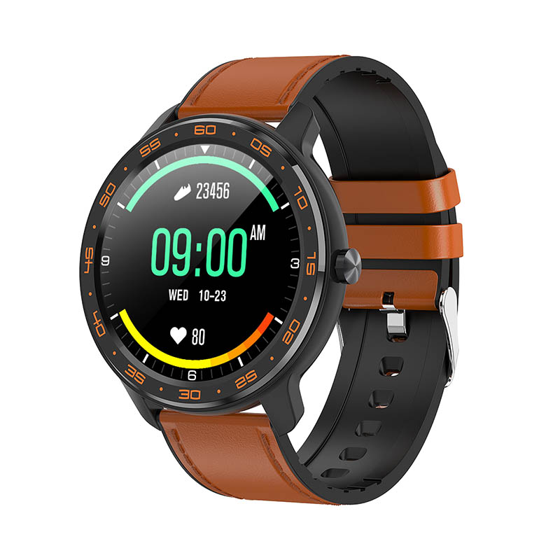 CORN WB03 1.3 Inch Full-Round Touch Screen SpO2 Heart Rate Blood Pressure Monitor Weather Display IP68 Waterproof Smart Watch