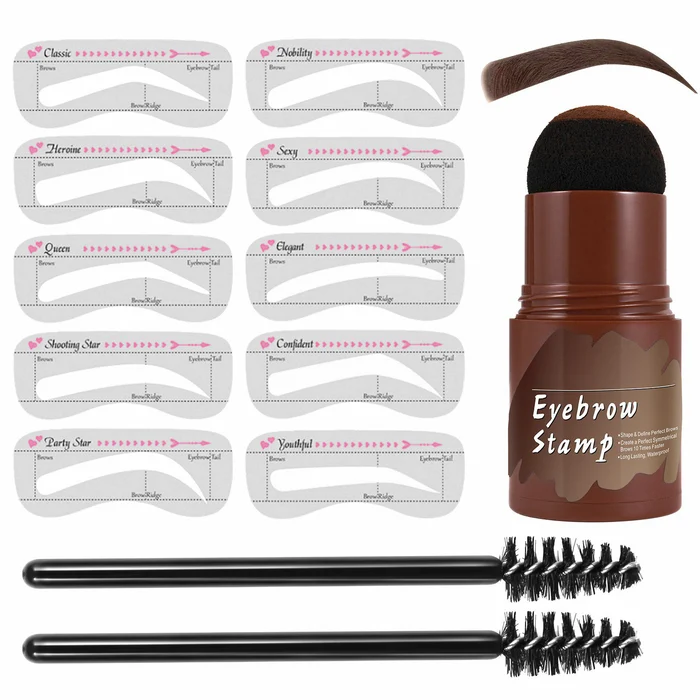 🔥Last day 49% OFF🔥Perfect Brows Stencil & Stamp Kit