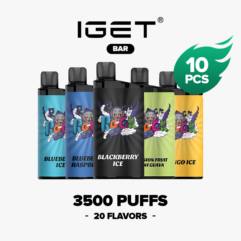 🔥Lowest Price Online for 10PCS-IGET Bar 3500 Puffs【Exclusive Australian Warehouse Deals】