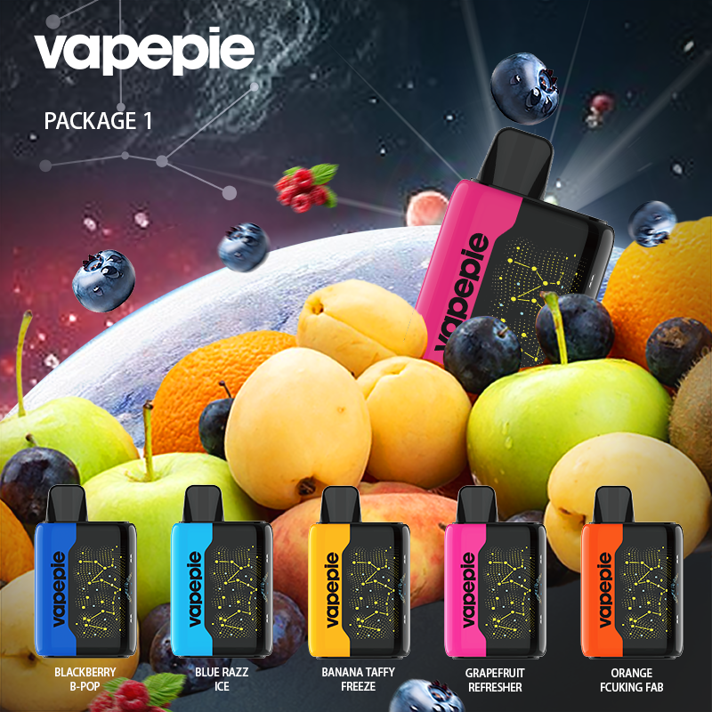 BANANA TAFFY FREEZE - VAPEPIE 25000 PUFFS - Star Sky Curved Screen