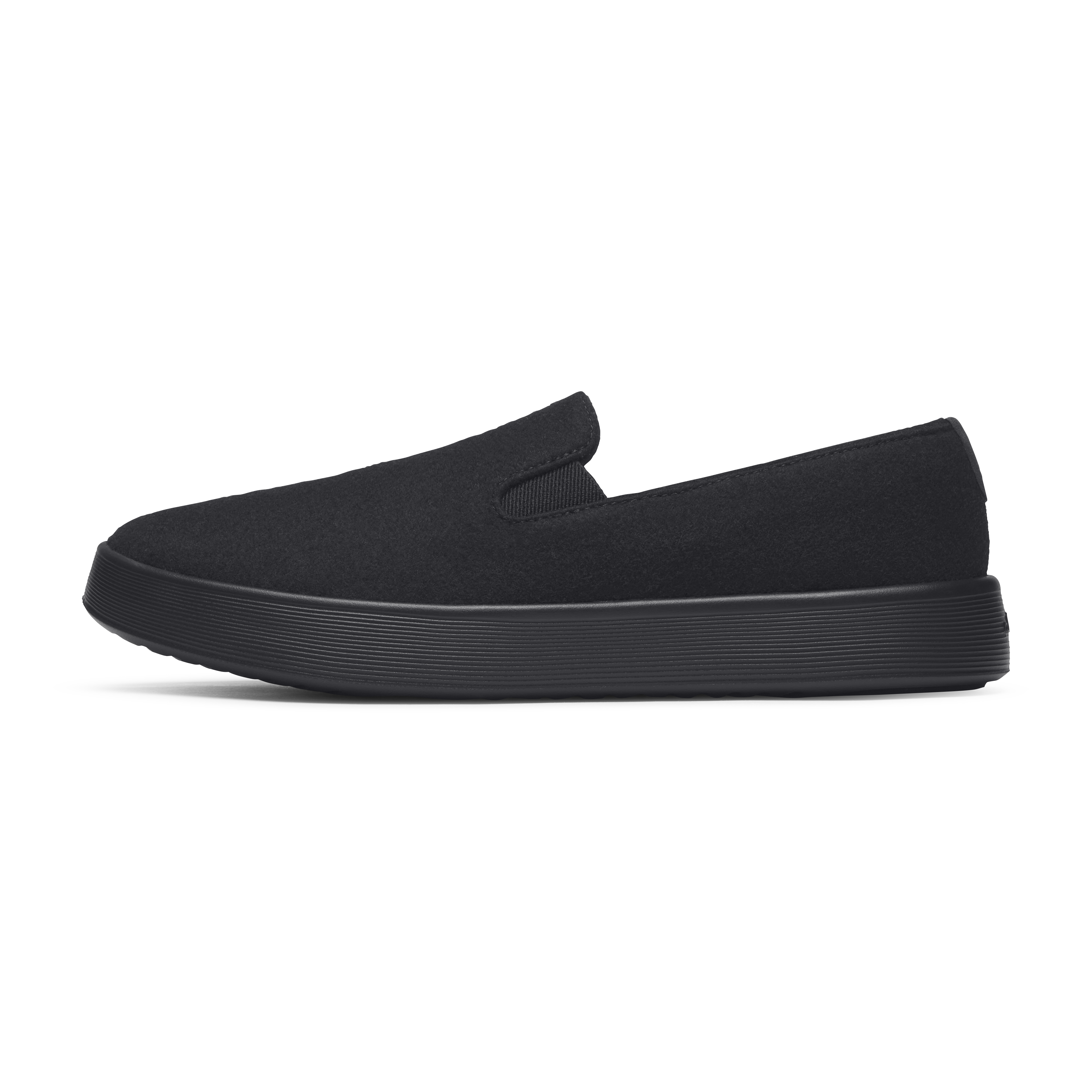 Women's Wool Cruiser Slip On - Natural Black (Natural Black Sole)