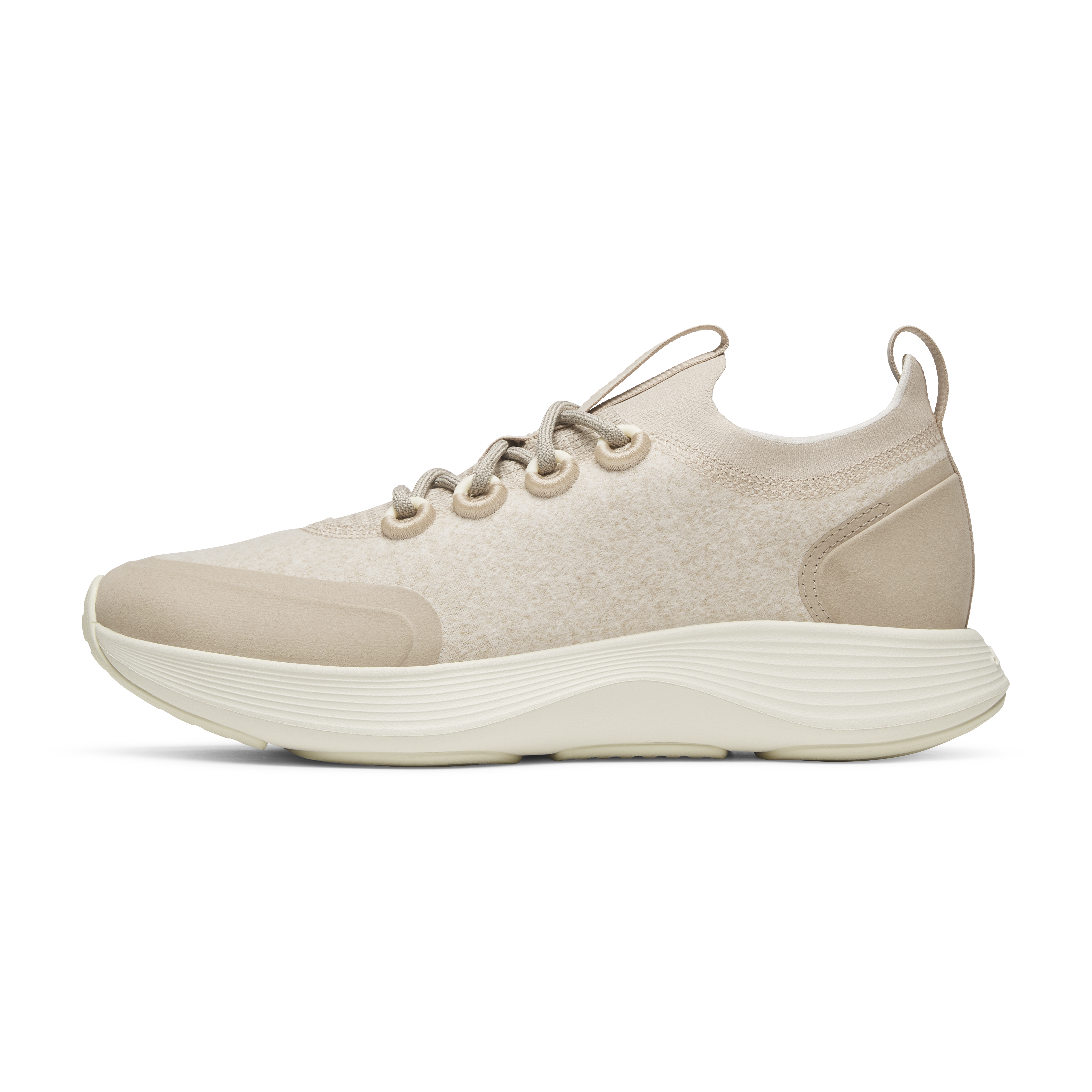 Women's Wool Strider - Rugged Beige (Natural White Sole)