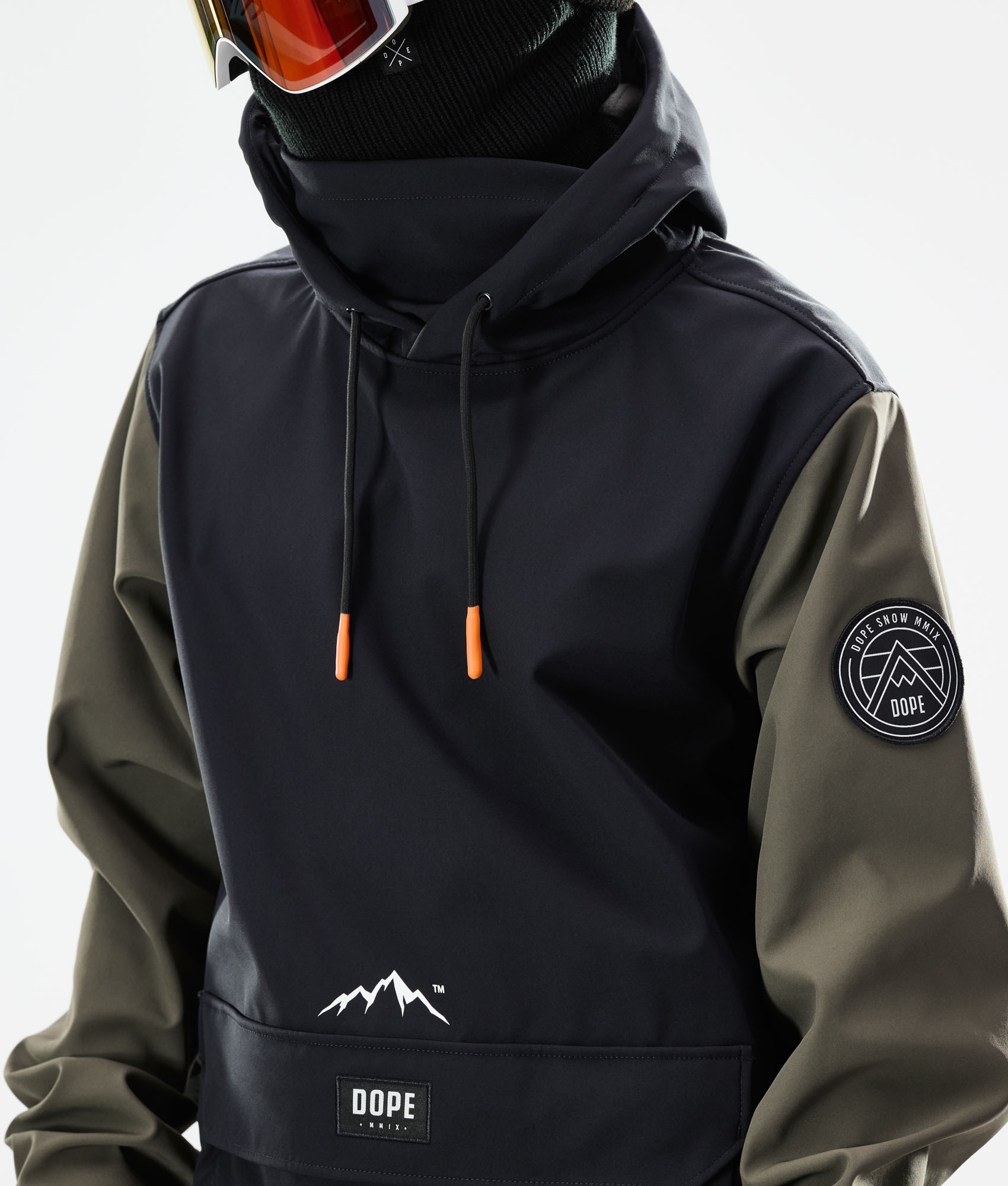 Dope Wylie Snowboard Jacket Patch Black/Olive