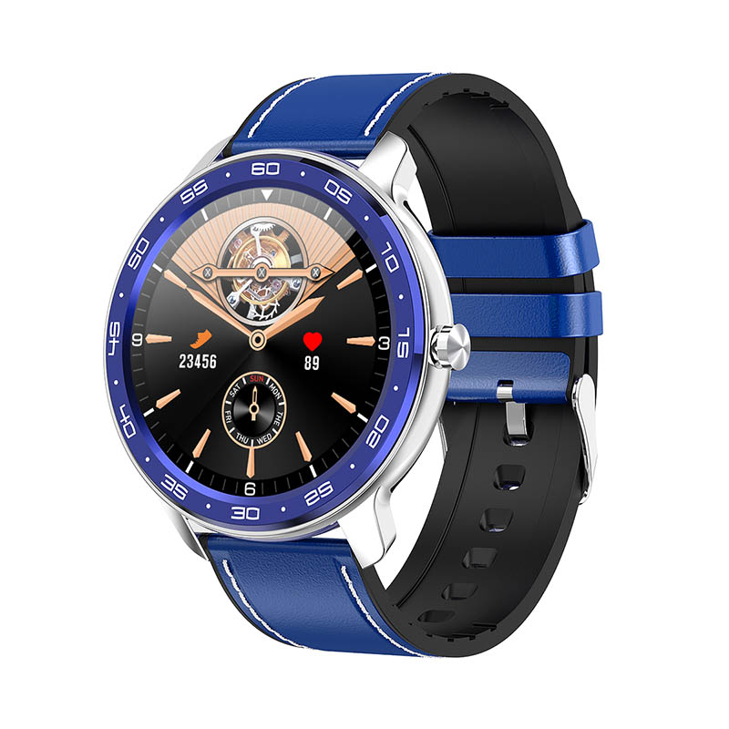 CORN WB03 1.3 Inch Full-Round Touch Screen SpO2 Heart Rate Blood Pressure Monitor Weather Display IP68 Waterproof Smart Watch