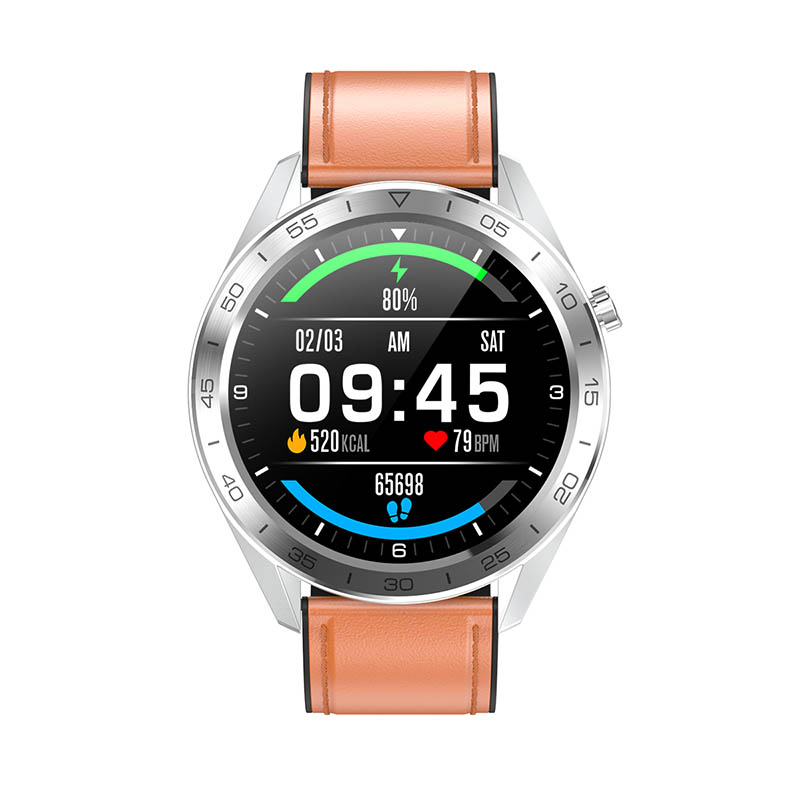 CORN WB02 Full-Round Touch Screen Blood Pressure Oxygen 24-Hour Heart Rate Monitor Weather Display IP68 Waterproof Smart Watch