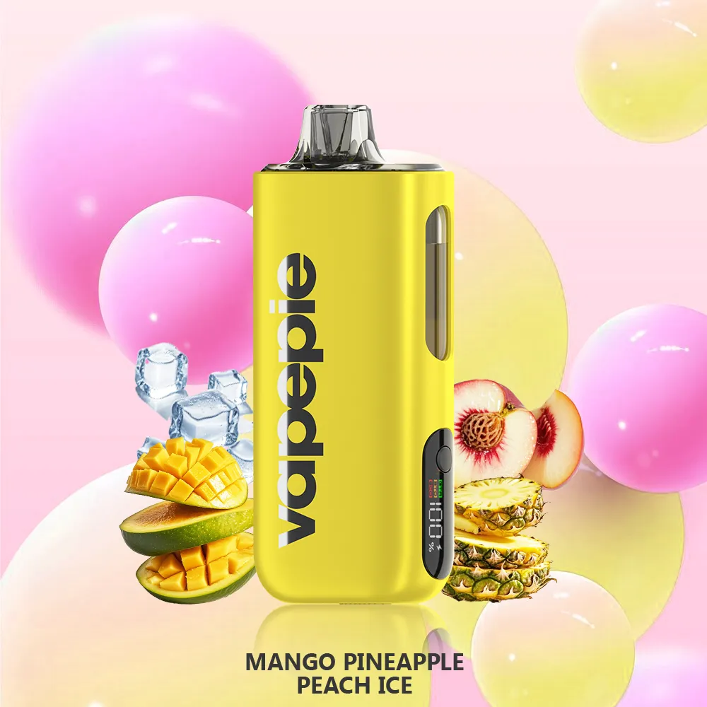 MANGO PINEAPPLE PEACH ICE & VAPEPIE Max 40000 PUFFS