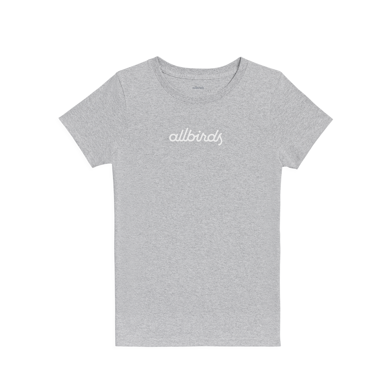 Women's Recycled Tee - Logo - Heathered Grey