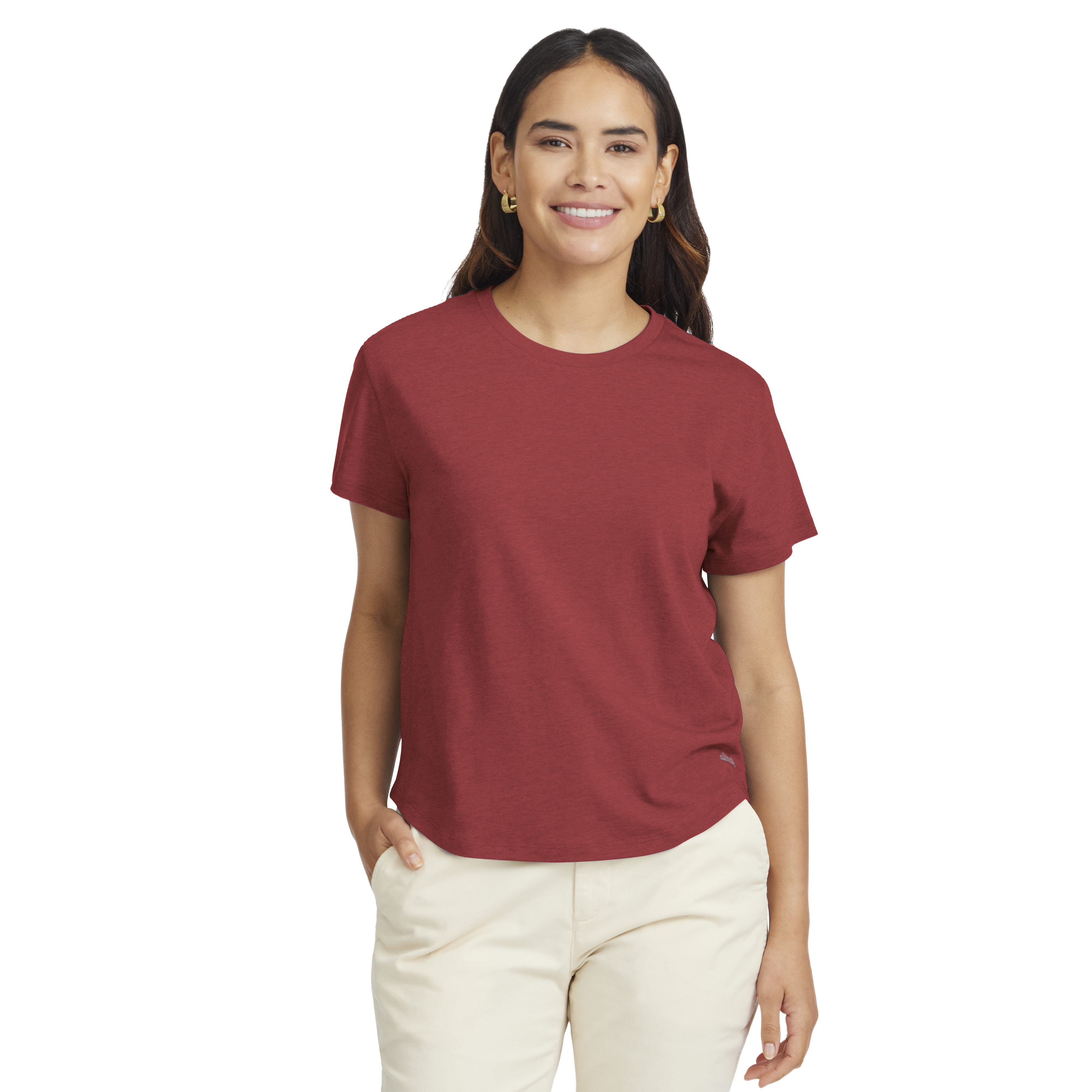 Women's Soft Merino Tee - Spice